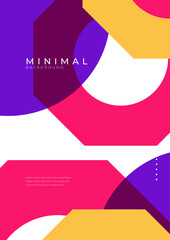 Vibrant Abstract Geometric Posters with Minimalist Design Elements. Colorful abstract posters featuring geometric shapes and minimalist design. Perfect for adding a pop of color