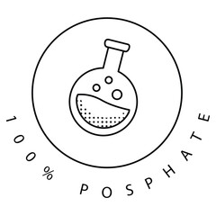 Educational Icon for Phosphate Science VEctor Icon Design