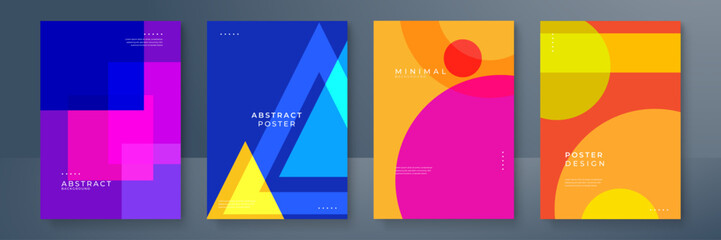 Modern Minimalist Abstract Poster Designs