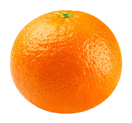 Tangerine. Mandarin isolated on transparent background.