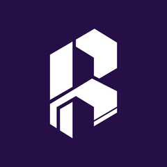 Fototapeta premium Letter logo design creative concept with element Premium Vector