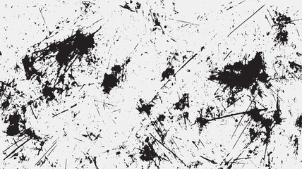 Abstract Grunge Brush Stroke Texture on white background, vector texture
