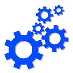 gears, gears and cogs, gears on blue, sign, business, engine, design, wall decoration, gear, machine, wheel, technology, industry, icon, cog, cogwheel, 3d, engineering, work, teamwork, team