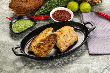 Indian chiken kebab minced meat