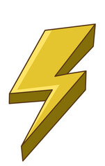 Lightning icon illustration
