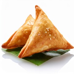 samosas isolated on transparent backgroun