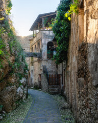 The beautiful village of Rocchette, near Torri in Sabina, in the Province of Rieti, Lazio, Italy.