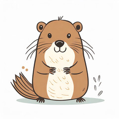 Bóbr ilustracja