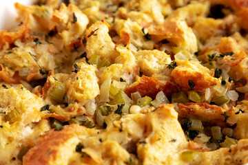 Homemade Thanksgiving Turkey Stuffing Dressing
