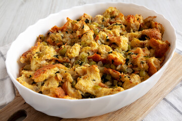Homemade Thanksgiving Turkey Stuffing Dressing