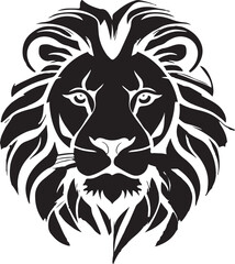 Silhouette Lion Illustration vector design