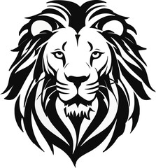 Silhouette Lion Illustration vector design