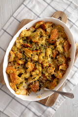 Homemade Thanksgiving Turkey Stuffing Dressing