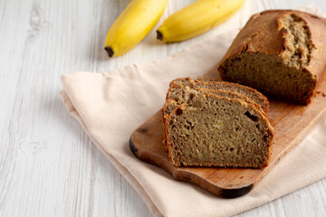 Homemade Banana Bread Ready to Eat