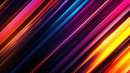 Fototapeta premium Vibrant Abstract Background with Colorful Stripes