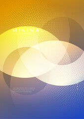 Abstract Geometric Background in Gradient Colors