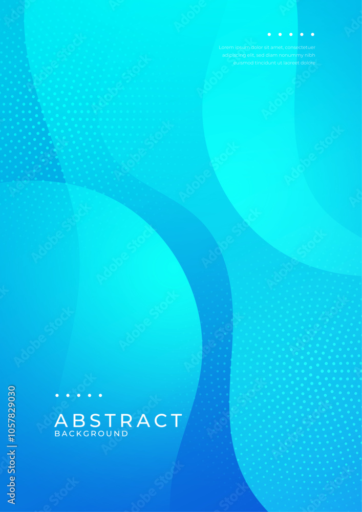 Poster abstract geometric background with gradient shapes and colors