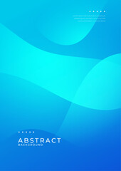 Modern Abstract Poster with Geometric Shape Design Elements