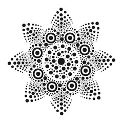black and white flower background