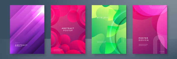 Obraz premium Abstract and Minimalistic Poster Designs. Perfect for modern design projects, artistic displays, and creative visuals