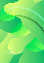 Abstract Gradient Poster with Circular Geometric Shapes. Modern abstract poster featuring circular geometric shapes