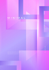 Abstract Geometric Background in Gradient Colors