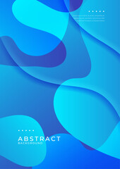 Vibrant Shape Abstract Gradient Background Design