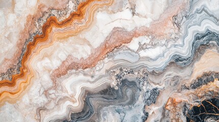 Fototapeta premium A top-down view of an earthy marble surface, showcasing the intricate patterns and textures.