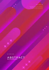 Abstract Geometric Background with Gradient Shapes and Colors