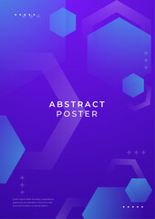 Abstract Geometric Background with Gradient Shapes and Colors