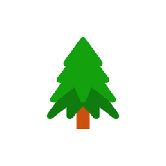 Fototapeta premium Pine Tree Emoji 