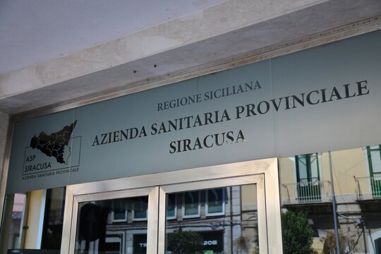 SYRACUSE, ITALY - AUGUST 3, 2024: Provincial Health Authority (Italian: azienda sanitaria provinciale, ASP) in Syracuse, Italy.