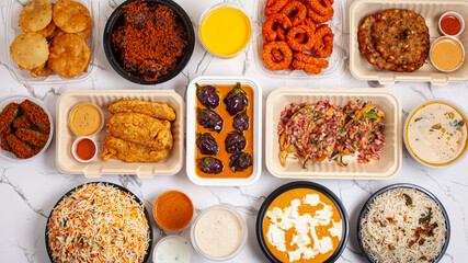 Hero Food Shot, Buffet Style