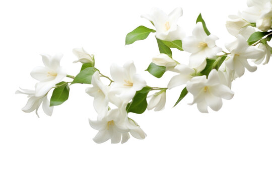 PNG Photo of flying jasmine flowers blossom plant petal.
