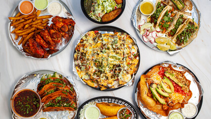 Hero Food Shot, Buffet Style