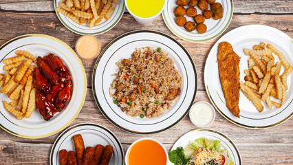 Hero Food Shot, Buffet Style