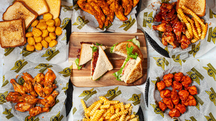 Hero Food Shoot, Buffet Style