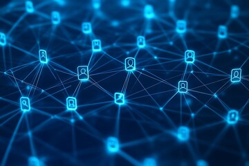 Global Network of Interconnected Profiles in Blue Light