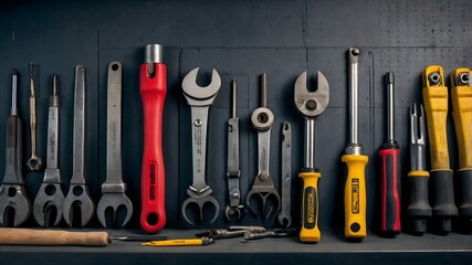 Ordnung und System: Werkzeuge an der Werkstattwand