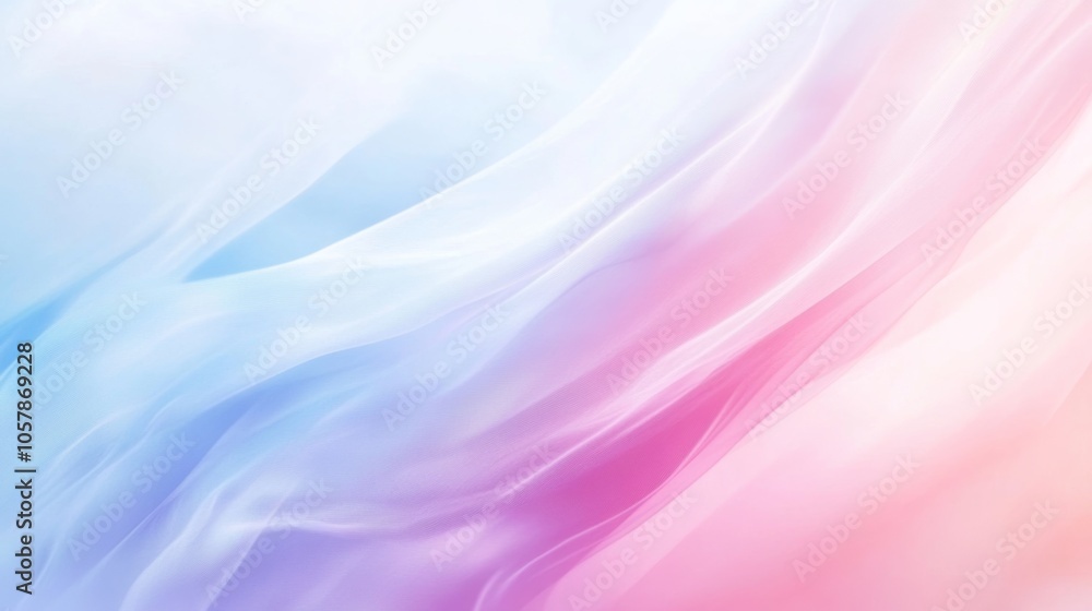 Poster simple abstract background with soft pastel gradients blended together softly, creating a relaxing a