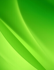 Serene Green Abstract: Nature's Embrace