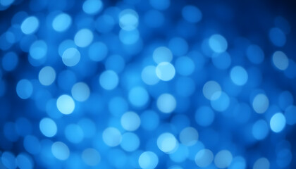 Fototapeta premium Beautiful blurry star shape bokeh background. Christmas and New Year Holidays copy space greeting card. Lovely blue colored Xmas illustration isolated with white highlights, png