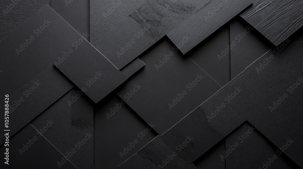 Poster the black background has a texture with a slight grain effect, adding depth and sophistication to th