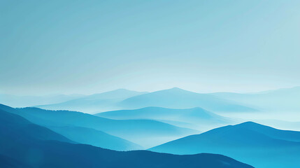 Fototapeta premium This is a beautiful landscape image of a mountain range in the distance with a blue sky and white clouds. The mountains are covered in snow.
