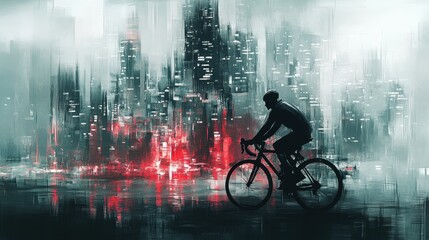 Cycling Through the Misty Metropolis