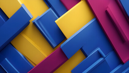 Fototapeta premium Geometric Shapes Background