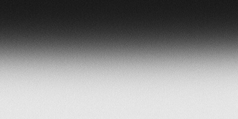 Grainy gradient background in white and black colors. Noise texture. abstract white black gradient. background design. colorful background with space for design. banner, poster