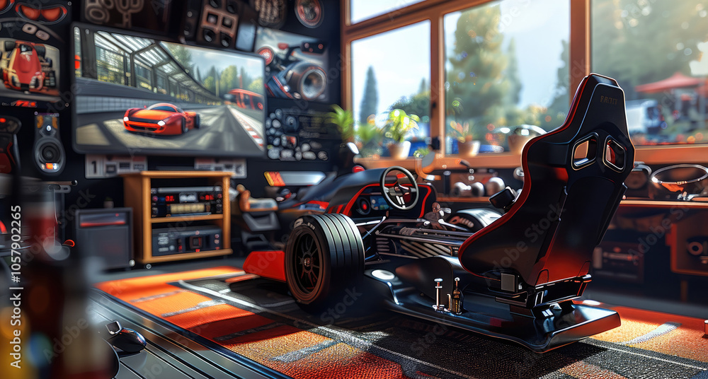Poster sim racing setup, stop scroll.