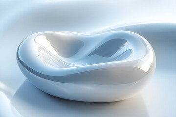 exploring white organic shapes a journey through abstract forms and modern sculpture
