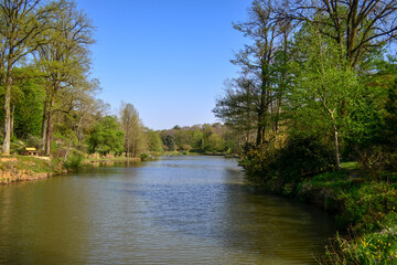 lake in the woods at istanbul